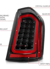 Anzo USA Tail Light Assembly Chrysler 300C 2011-2014                                     - 321343 - Image 4