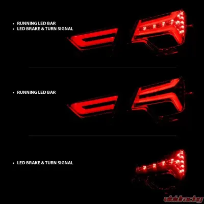 Anzo USA Tail Light Assembly Chevrolet Impala 2014-2018 - 321346