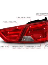 Anzo USA Tail Light Assembly Chevrolet Impala 2014-2018                                     - 321346 - Image 4