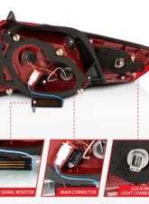 Anzo USA Tail Light Assembly Chevrolet Impala 2014-2018                                     - 321346 - Image 5