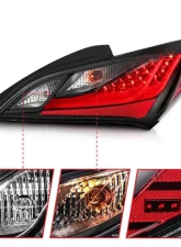 Anzo USA Tail Light Assembly Hyundai Genesis Coupe 2010-2013                                     - 321347 - Image 3