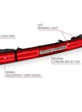 Anzo USA Tail Light Assembly Dodge Challenger 2008-2010                                     - 321348 - Image 4