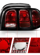 Anzo USA Tail Light Assembly Ford Mustang 1994-1998                                     - 321350 - Image 3