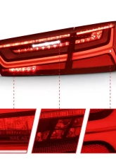 Anzo USA Tail Light Assembly Audi 80 1988                                     - 321353 - Image 3