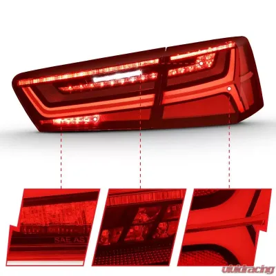 Anzo USA Tail Light Assembly Audi 80 1988 - 321353