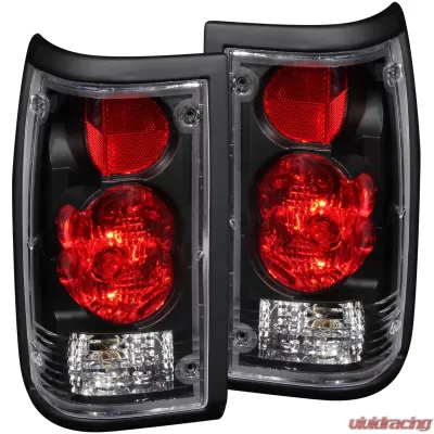ANZO 1986-1993 Mazda B2000 Taillights Black - 211113