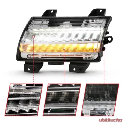 Anzo USA Side Marker Light Assembly Jeep Wrangler Rear 2018-2019 - 511083
