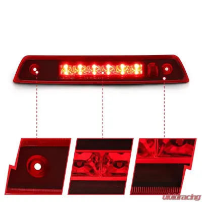 Anzo USA Third Brake Light Assembly Jeep Grand Cherokee 2005-2010 - 531108