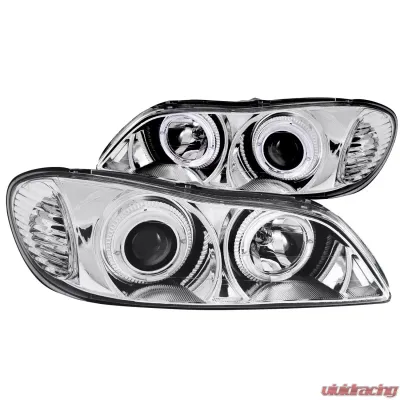 ANZO 2000-2004 Infiniti I30 Projector Headlights w/ Halo Chrome - 121078