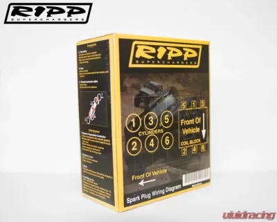 Spark Plug Wire Set Wrangler 3.8L RIPP Superchargers - 15rs301m