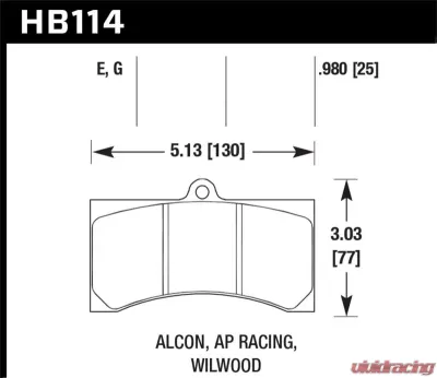 Hawk Performance DTC-60 - HB114G.980
