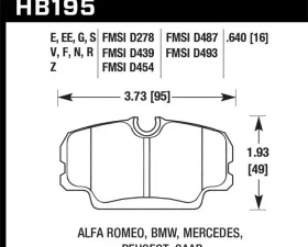 Hawk Performance Disc Brake Pad