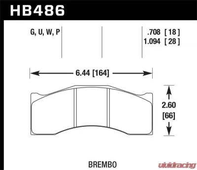 Hawk Performance DTC-70 - HB486U.708