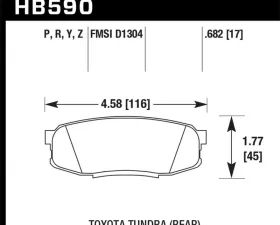 Hawk Performance HP Plus Rear