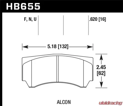Hawk Performance HPS 5.0 - HB655B.620