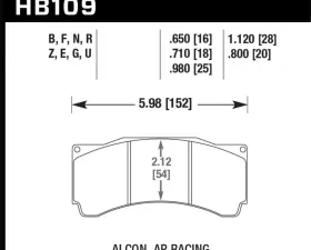 Hawk Performance DTC-30 Disc Brake Pad