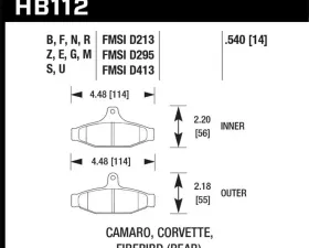 Hawk Performance ER-1 Disc Brake Pad