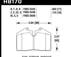 Hawk Performance ER-1 Disc Brake Pad