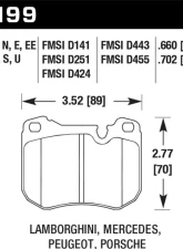Hawk Performance ER-1 Disc Brake Pad                                     - HB199D.702 - Image 2