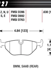 Hawk Performance ER-1 Disc Brake Pad                                     - HB227D.630 - Image 2