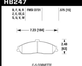 Hawk Performance ER-1 Disc Brake Pad
