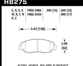 Hawk Performance ER-1 Disc Brake Pad