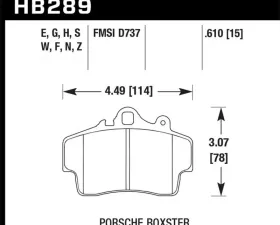 Hawk Performance ER-1 Disc Brake Pad