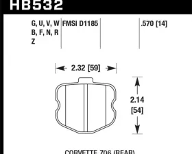 Hawk Performance ER-1 Disc Brake Pad