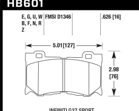 Hawk Performance ER-1 Disc Brake Pad