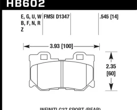 Hawk Performance ER-1 Disc Brake Pad