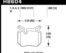 Hawk Performance ER-1 Disc Brake Pad