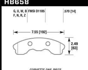 Hawk Performance ER-1 Disc Brake Pad