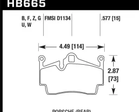 Hawk Performance ER-1 Disc Brake Pad