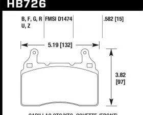 Hawk Performance ER-1 Disc Brake Pad