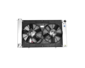 PWR Extruded Tube Crossflow Radiator Module w/TOC SBF/BBF Mustang 1967-1970