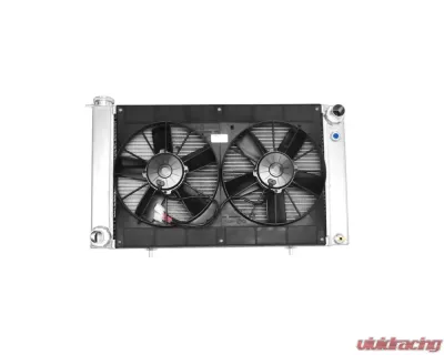 PWR Extruded Tube Crossflow Radiator Module w/TOC SBF/BBF Mustang 1967-1970 - 15-10551