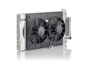 PWR Extruded Tube Crossflow Radiator Module LS w/TOC/Spal Dual 11