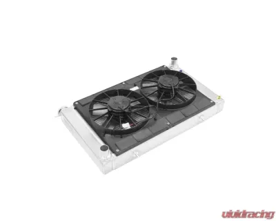 PWR Extruded Tube Crossflow Radiator Module 5.0 Coyote Mustang 1967-1970 - 15-11550