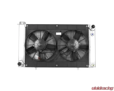 PWR Extruded Tube Crossflow Radiator Module w/TOC 5.0 Coyote Mustang 1967-1970 - 15-11551