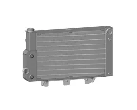 PWR Extruded Tube Crossflow Radiator w/EOC SBF/BBF Mustang 1967-1970