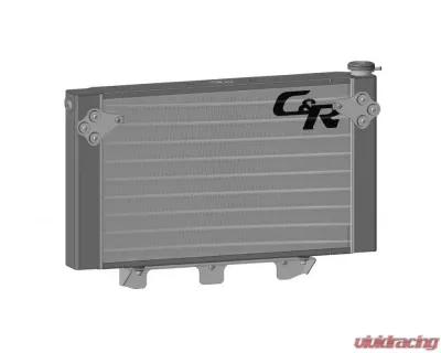 PWR Extruded Tube Crossflow Radiator w/TOC 5.0 Coyote Mustang 1967-1970 - 25-11551