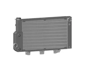 PWR Extruded Tube Crossflow Radiator w/EOC 5.0 Coyote Mustang 1967-1970