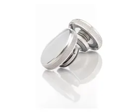 PWR Round Billet Alumium Radiator Cap 22-24 PSI Round W/ Knurled Sides