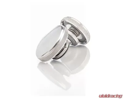 PWR Round Billet Alumium Radiator Cap 22-24 PSI Round W/ Knurled Sides - 50-10002