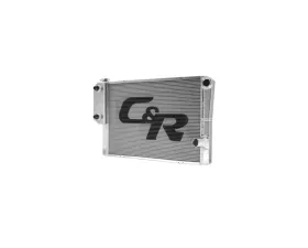 PWR Radiator Lightweight Late Model Heat Exchanger Single Row Extruded Tube Open 30