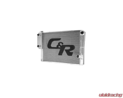 PWR Radiator Lightweight Late Model Heat Exchanger Single Row Extruded Tube Open 30" x 19" 1-3/4" High Outlet - 918-30192