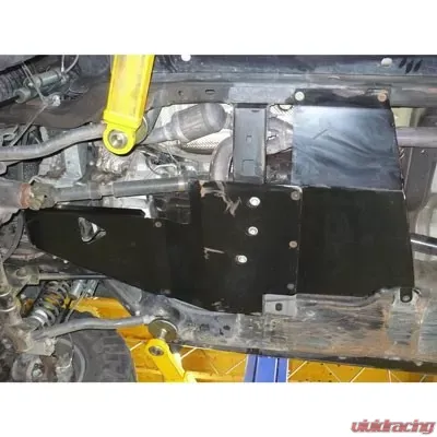 Synergy MFG Jeep JK Standard Transmission Skid Plate 2007-2018 Wrangler JK/JKU Black Powdercoated - 5710-10-BK