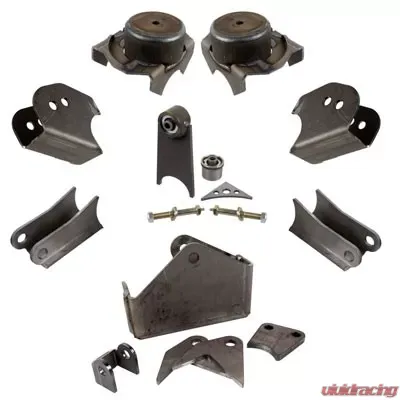 Synergy MFG JK HD Front Axle Bracket Kit 2.5 Inch DIA Axle 2007-2018 Wrangler JK/JKU - 8071-01