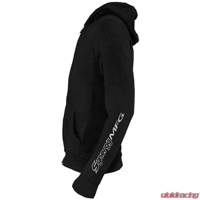 Synergy MFG Synergy Cracked Zip Up Hoodie Small Black - APL-3000-S