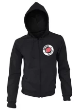 Synergy MFG Synergy Cracked Zip Up Hoodie Small Black                                     - APL-3000-S - Image 3